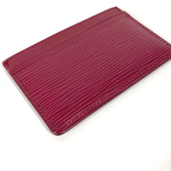LOUIS VUITTON Epi Porte Cartes Simple Business Card Holder Card Case - Picture 7 of 8